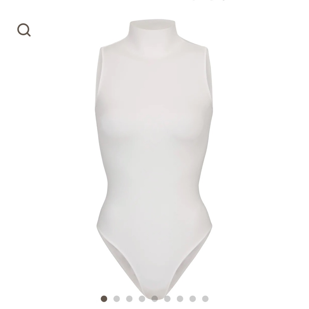 Skims Mock Neck Sleeveless Bodysuit